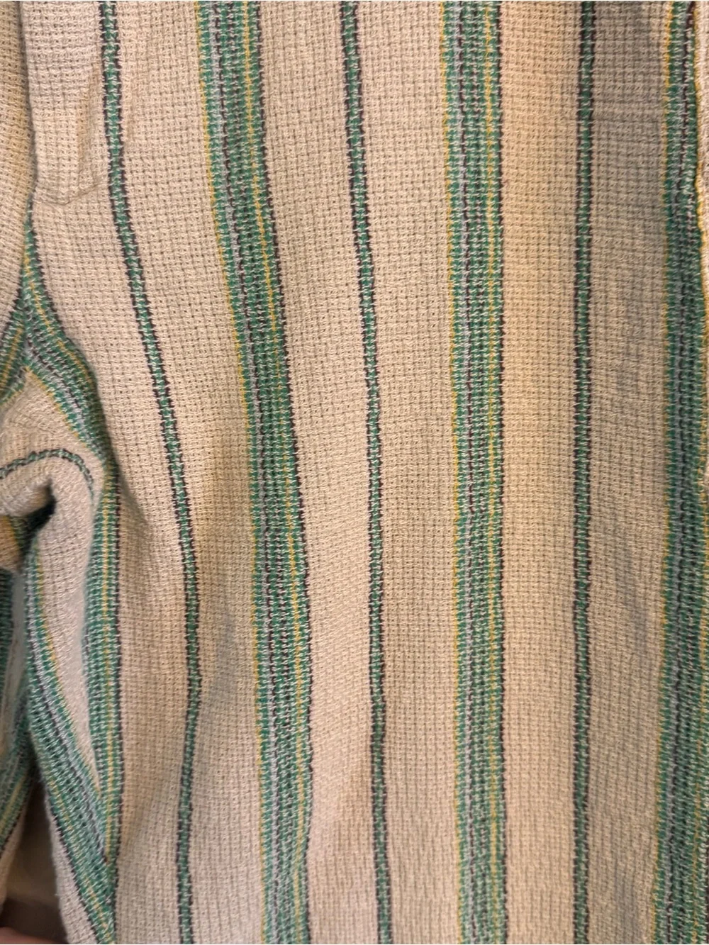 ZARA Boho Linen Beth Stripe Pants‎